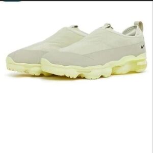 Nike Cream and Yellow Slip-On Shoes